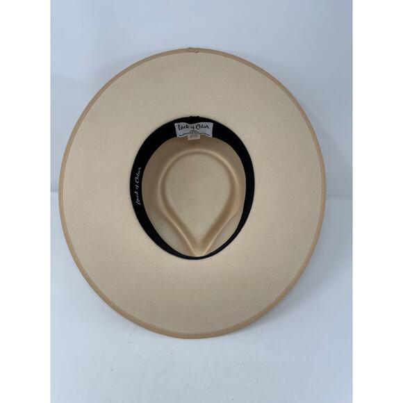 Lack of Color NWOT Women’s Ivory Rancher Fedora Wool Hat size 57 cm or Medium